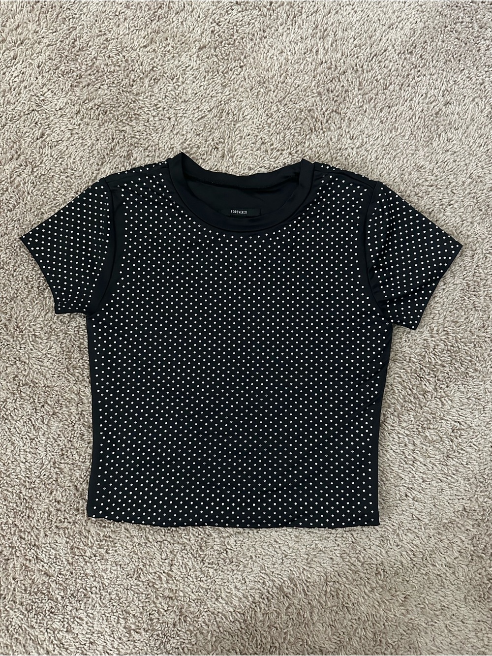 Forever 21 Sculpt Rhinestone Tee - Picture 2 of 3